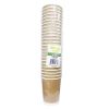 Three Leaf Paper Cups 12oz 25ct Brown-wholesale Three Leaf Paper Cups 12oz 25ct Brown-wholesale