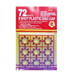 Toy Disc Cap 8 Shot Plastic-wholesale