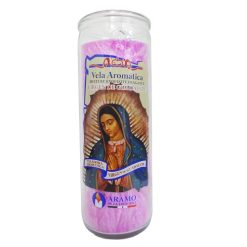 Aramo Candle 7½in Virgen De Guadalupe-wholesale