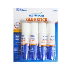 Glue Stick 4pk 1.12oz Washable-wholesale