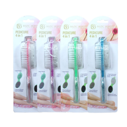 Pedicure 4 In 1 Foot File Asst Clrs-wholesale