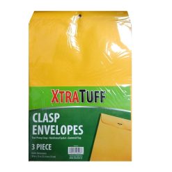 Xtra Tuff Envelopes 3pk 10X13in Yllw-wholesale