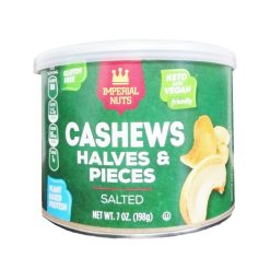 I.N Cashews Salted 7oz Halves & Pieces-wholesale