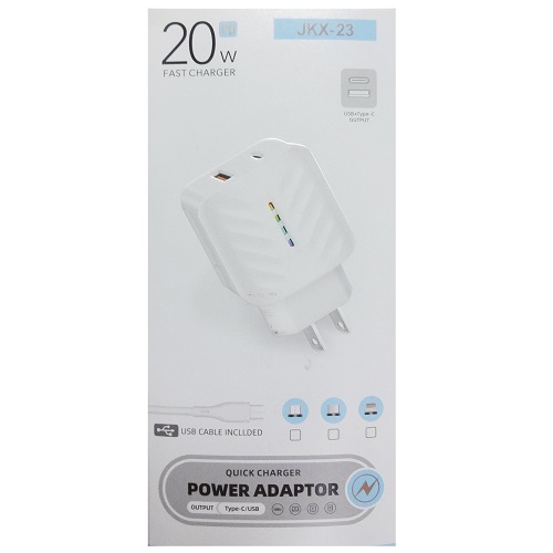 Power Adapter 20W USB-C White-wholesale Power Adapter 20W USB-C White-wholesale