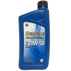 Chevron Supreme Motor Oil 20W-50 1qr-wholesale