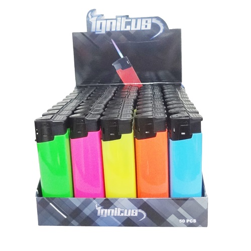 Ignitus Lighter Fliptop Neon Asst Clrs-wholesale Ignitus Lighter Fliptop Neon Asst Clrs-wholesale