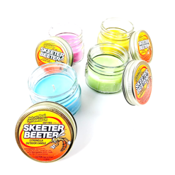 Skeeter Beeter Citronella Candle Asst-wholesale