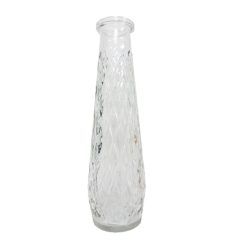 Glass Bud Vase 8.5in Clear-wholesale
