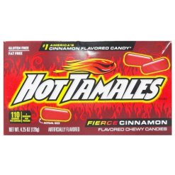 Hot Tamales Cinnamon Candy 4.25oz Box-wholesale