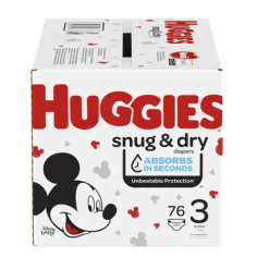 Huggies Diapers #3 76ct Snug & Dry-wholesale
