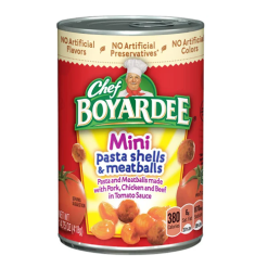 ***Chef Boyardee Mini Shells & Meat Ball-wholesale
