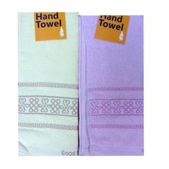 Hand Towels W-Designs Asst Clrs-wholesale