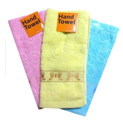 Hand Towels Butterfly Design Asst Clrs-wholesale