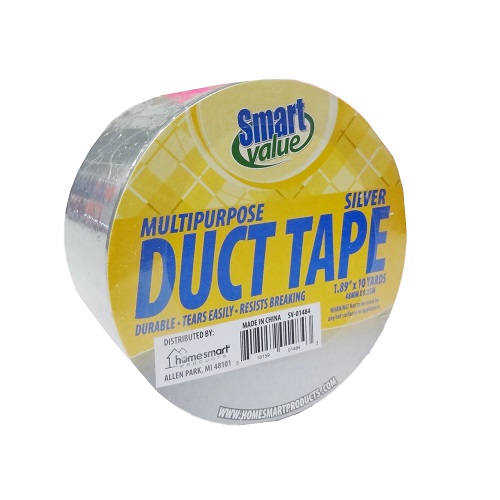 SUPER DUCT TAPE HEAVY DUTY MULTI PURPOSE MADE IN USA 1.89 INx10YD SILVER 1 ROLL 