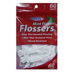 Iodent Flossers Mint Flvr 60ct-wholesale