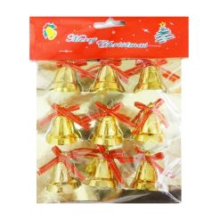 X-Mas Bells 1in 9pc-wholesale