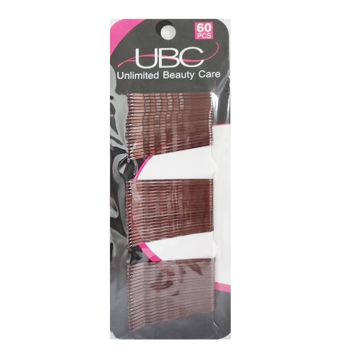 Bobby Pins 60ct Brown-wholesale Bobby Pins 60ct Brown-wholesale