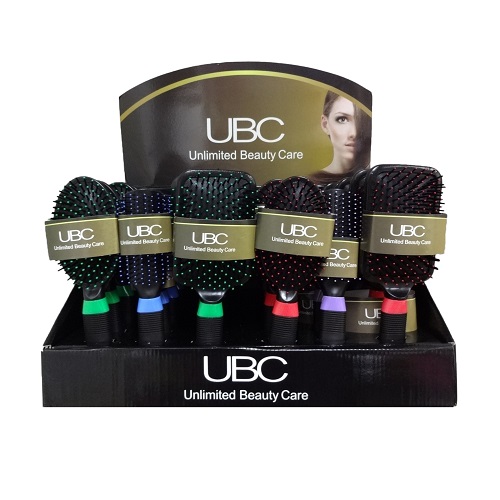 Hair Brush Display PDQ Asst Clrs-wholesale Hair Brush Display PDQ Asst Clrs-wholesale
