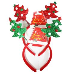 X-Mas Headband W-Tree Asst Clrs-wholesale