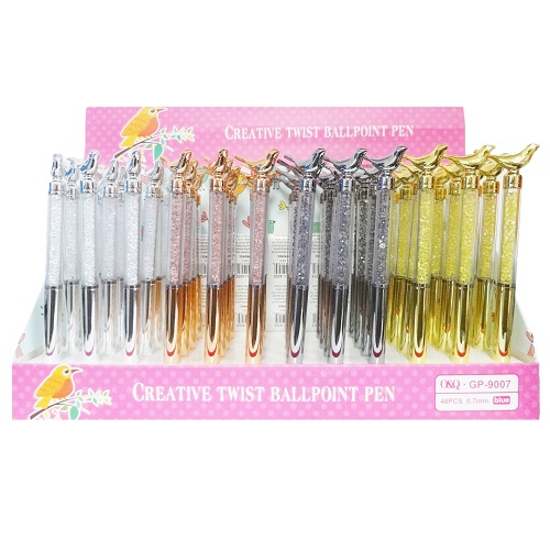 Pens Black Ink Bird Design Asst Clrs-wholesale Pens Black Ink Bird Design Asst Clrs-wholesale