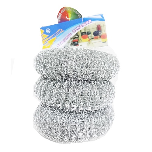 Scourer Pads 3pc Silver-wholesale Scourer Pads 3pc Silver-wholesale