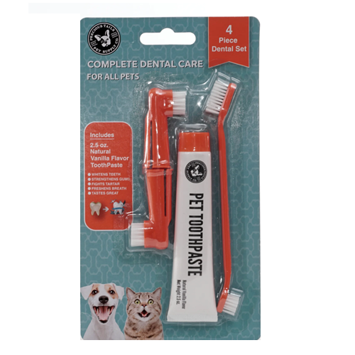 Pet Dental Care Set 4pc 2.5oz-wholesale Pet Dental Care Set 4pc 2.5oz-wholesale