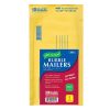 Bubble Mailers 5pk 4 X 7.25in Ylw-wholesale Bubble Mailers 5pk 4 X 7.25in Ylw-wholesale