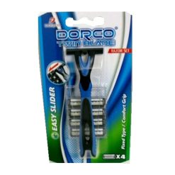 Dorco Razor Twin Blade X 4 Cartridges-wholesale