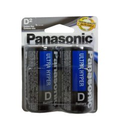 Panasonic Batteries D 2pk Blue-wholesale