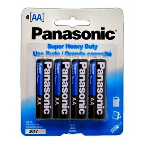 Panasonic Batteries AA 4pk Blue-wholesale Panasonic Batteries AA 4pk Blue-wholesale