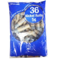 Coin Wrappers 36ct Nickels-wholesale