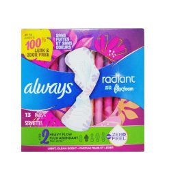 Always Maxi Pads 13ct Radiant Heavy-wholesale