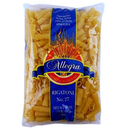 Allegra Pasta 1 Lb Rigatoni-wholesale Allegra Pasta 1 Lb Rigatoni-wholesale