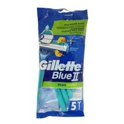 Gillette Blue II Razor 5pk Plus Pivot-wholesale