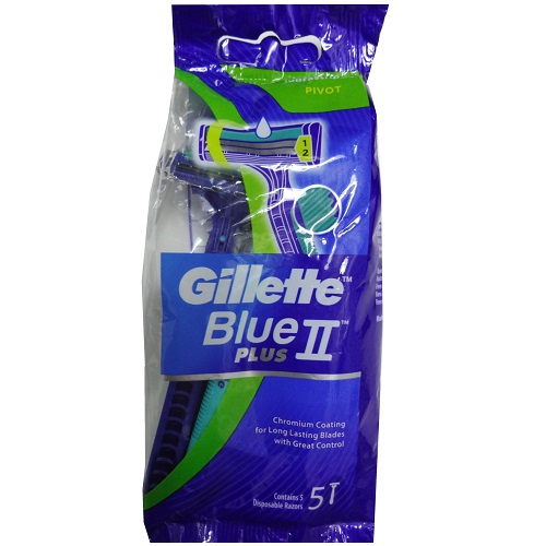 ambitie staart Geleerde Gillette Blue II Plus Razors 5pk Pivot-wholesale - SmartLoadUsa.com -  Online wholesale store of general merchandise and grocery items