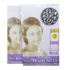 Hair Net 3pk Black-wholesale