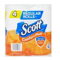 Scott Bath Tissue 4pk 116ct 1ply Comfort-wholesale
