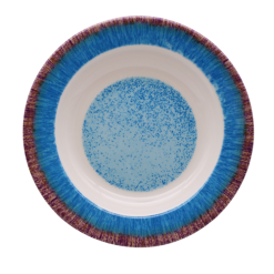 Melamine Deep Plate 9in Blue-wholesale