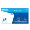 Envelopes 65ct 6 ¾ White Peel & Seal-wholesale Envelopes 65ct 6 ¾ White Peel & Seal-wholesale