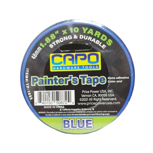 Capo Painters Tape 1.88 X 10Yrds Blue-wholesale