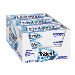 Trident Gum 16pc White Peppermint-wholesale