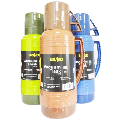 Bravo Vacuum Flask Termo 1.8 Ltrs Asst C-wholesale Bravo Vacuum Flask Termo 1.8 Ltrs Asst C-wholesale