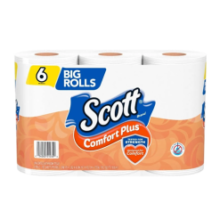 Scott Bath Tissue 6pk 187ct 1ply-wholesale