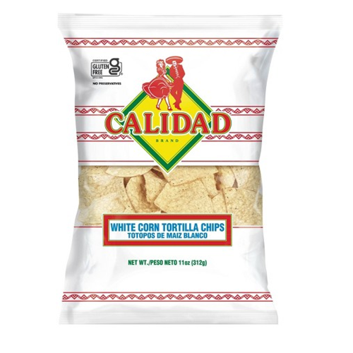 Calidad White Corn Tortilla Chips 11oz-wholesale Calidad White Corn Tortilla Chips 11oz-wholesale