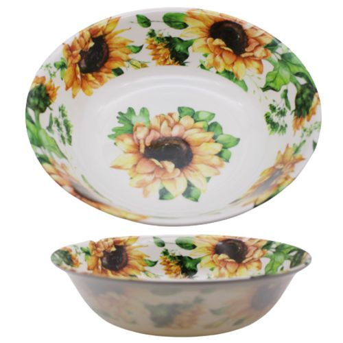 Melamine Soup Bowl 9in Sunflower-wholesale Melamine Soup Bowl 9in Sunflower-wholesale