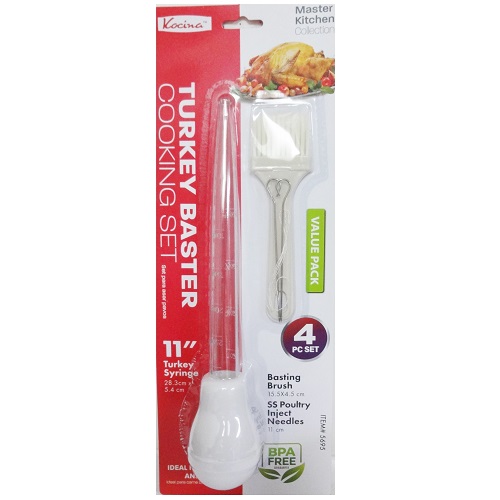 Turkey Baster Cooking Set 4pcwholesale Online