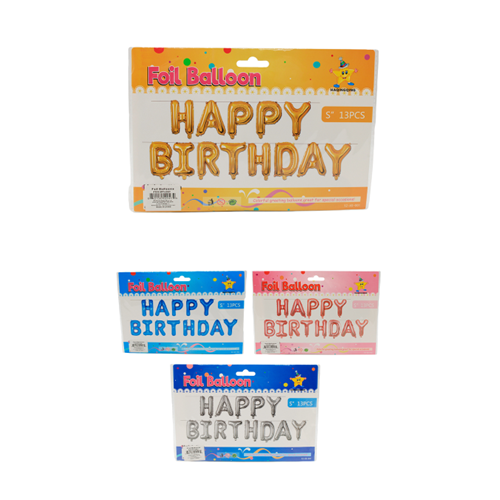 Balloons 13ct Happy Birthday Asst Cls-wholesale Balloons 13ct Happy Birthday Asst Cls-wholesale