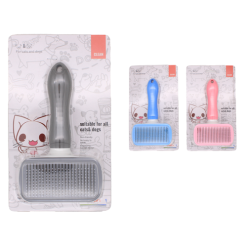 Pet Comb For Cats & Dogs Rect Asst-wholesale