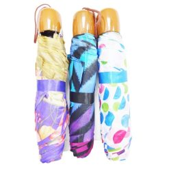 Umbrella 9in Flowers Design Asst-wholesale