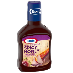 Kraft BBQ Sauce 18oz Spicy Honey-wholesale
